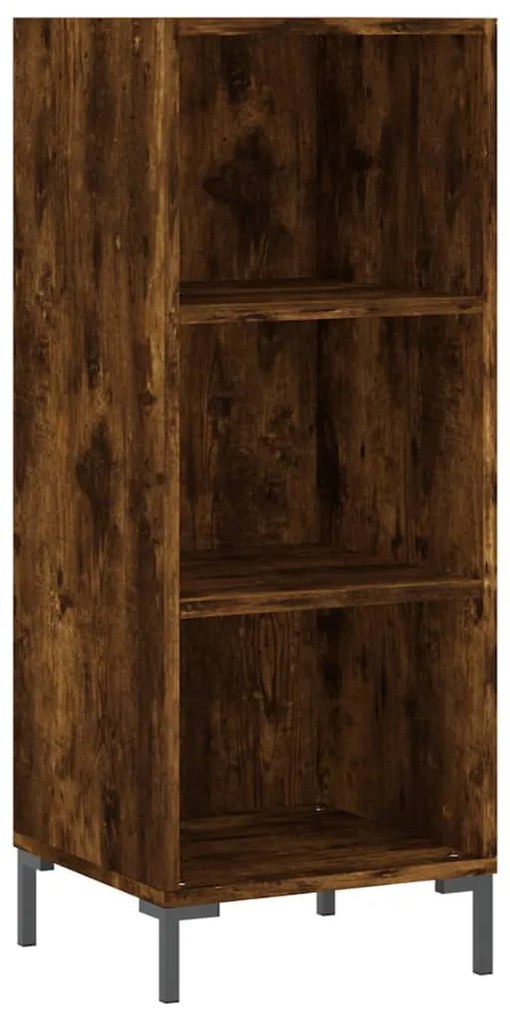 vidaXL Ντουλάπι Καπνιστή δρυς 34,5x34x180 εκ. από Επεξεργασμένο Ξύλο