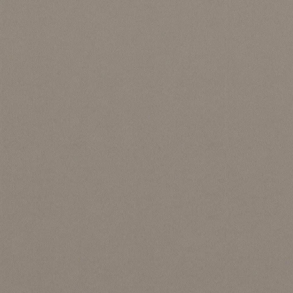 Διαχωριστικό Βεράντας Taupe 120 x 600 εκ. Ύφασμα Oxford - Μπεζ-Γκρι