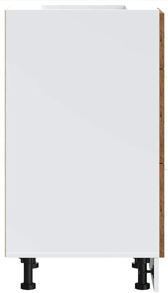 Κάτω ντουλάπι Παλιό ξύλο 40x46x81,5 cm Κατασκευασμένο ξύλο - Καφέ