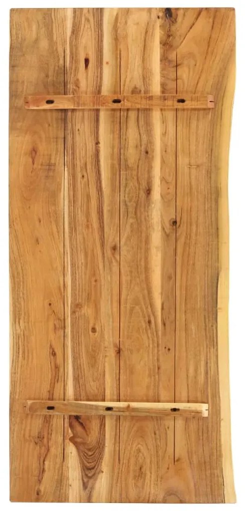 vidaXL Πάγκος Μπάνιου 140x52x3,8 εκ. από Μασίφ Ξύλο Ακακίας