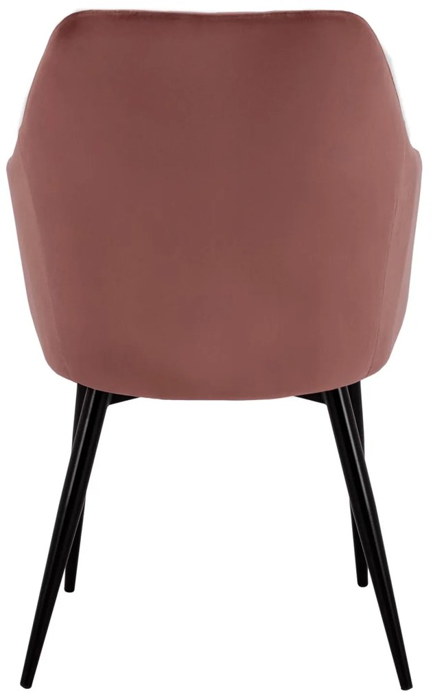Καρέκλα-Πολυθρόνα CHARLES Βελούδο Σάπιο μήλο 52x60x89Υεκ. 2αδα 52x60x89 εκ.