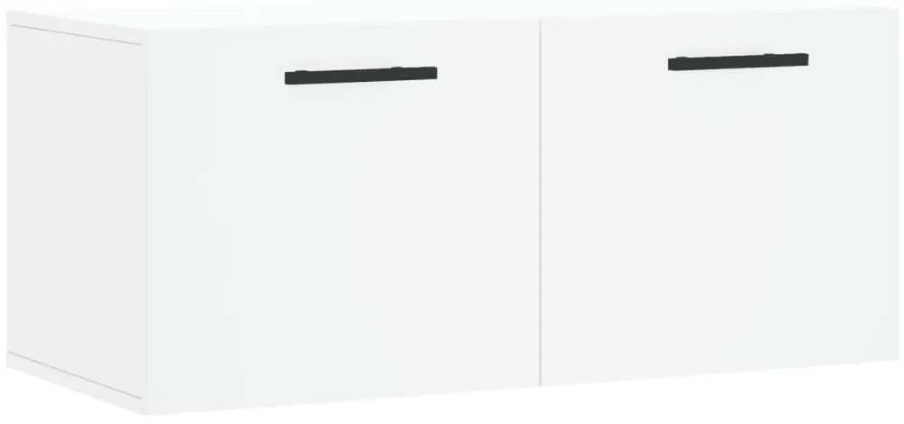 vidaXL Ντουλάπι Τοίχου Λευκό 80 x 36,5 x 35 εκ. από Επεξεργασμένο Ξύλο