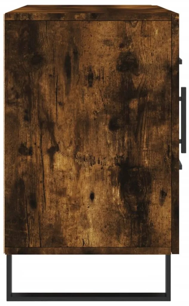 vidaXL Μπουφές Καπνιστή Δρυς 100 x 36 x 60 εκ. Επεξεργασμένο Ξύλο
