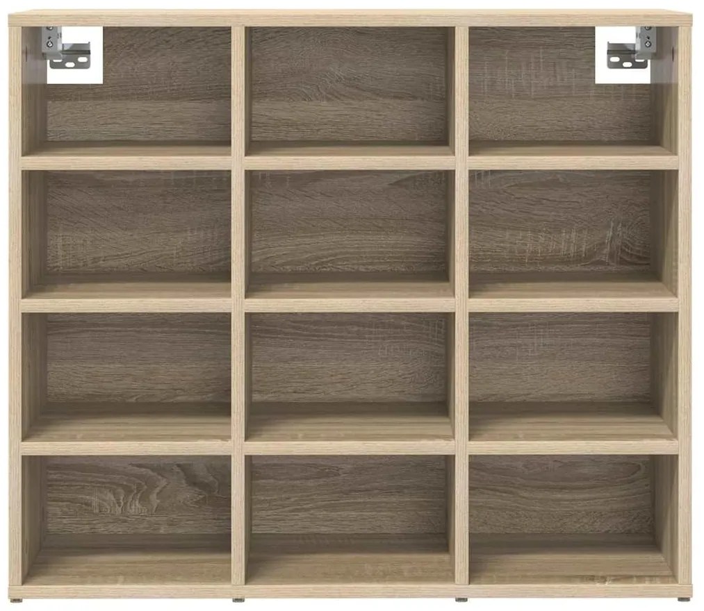vidaXL Παπουτσοθήκη Sonoma Δρυς 77.5 x 30 x 67 εκ. Επεξεργασμένο ξύλο