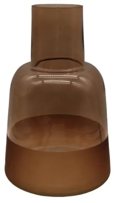 Βάζο Γυάλινο Zeme 019554 D15xH23,5cm Terracotta Γυαλί