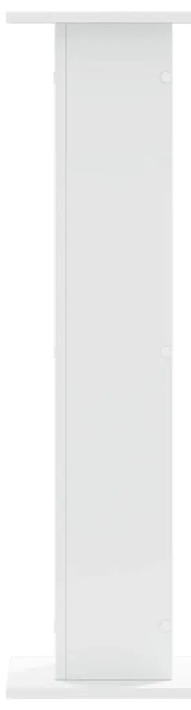 vidaXL Βάσεις Ηχείων 2 Τεμ. Λευκή 30x30x95 εκ. Επεξ. Ξύλο