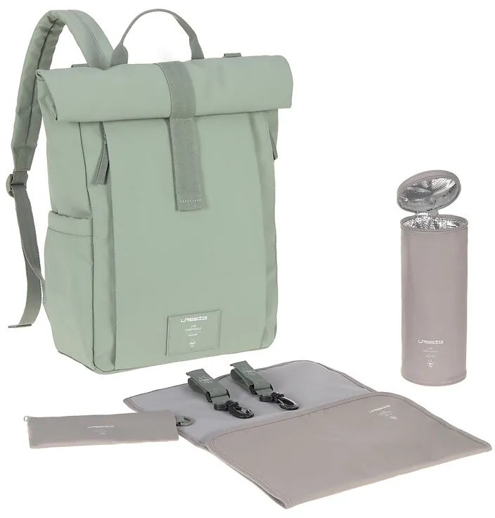 Laessig Σακίδιο πλάτης GRE Rolltop Up Ασημί Πράσινο
