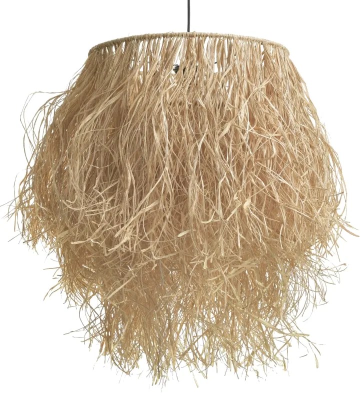 Inart Φωτιστικό Οροφής Jute Φ40x65cm Φυσικό 3-10-625-0001