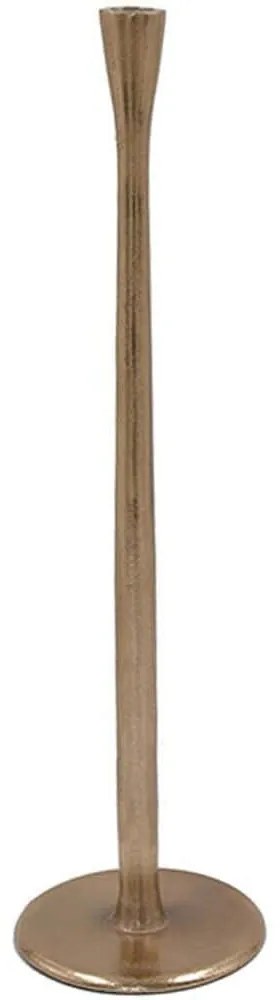 Κηροπήγιο Stella 017605 13x13x48cm Gold Αλουμίνιο