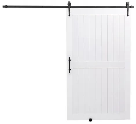VEVOR Sliding Barn Door with Hardware Kit 1219 x 2134mm MDF Panel PVC Surface
