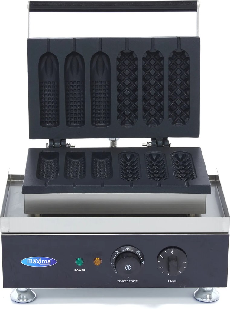 Waffle Maker - 6 Sticks - Corn Dogs - 2 Patterns