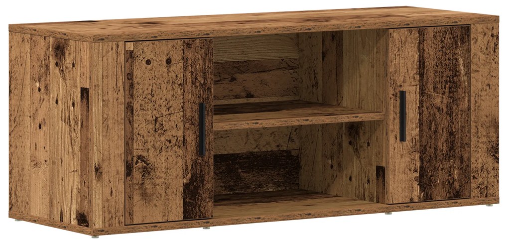 vidaXL Ντουλάπα τηλεόρασης από παλιό ξύλο 100x35x40 εκ. Κατασκευασμένο από MDF