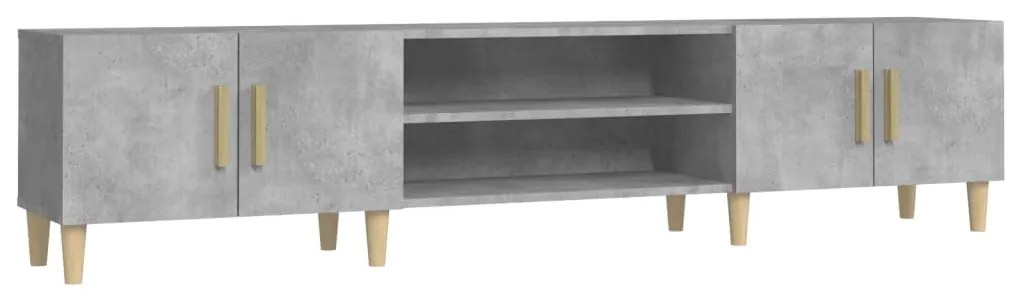 vidaXL Έπιπλο Τηλεόρασης Γκρι Σκυρ. 180x31,5x40 εκ. Επεξ. Ξύλο