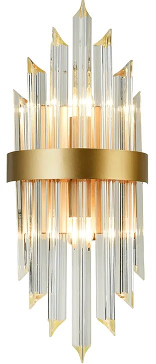 Φωτιστικό Επίτοιχο Aca EG6172W54CG EMPIRE Διάφανο (Transparent)