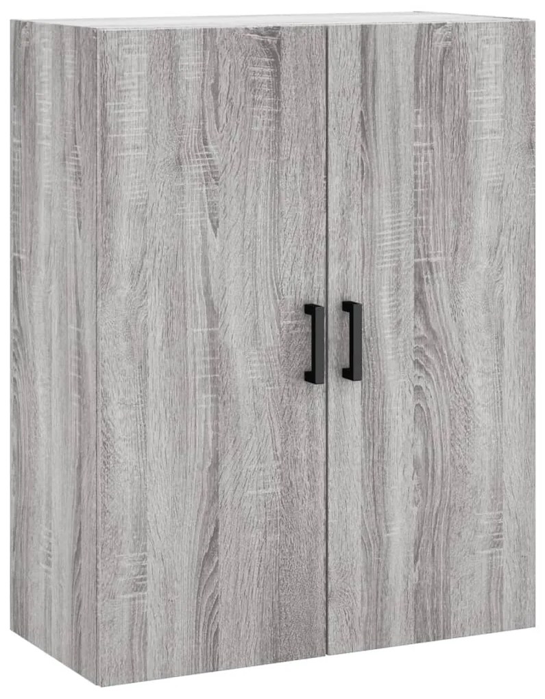 vidaXL Ντουλάπι Γκρι Sonoma 69,5 x 34 x 180 εκ. Επεξεργασμένο Ξύλο