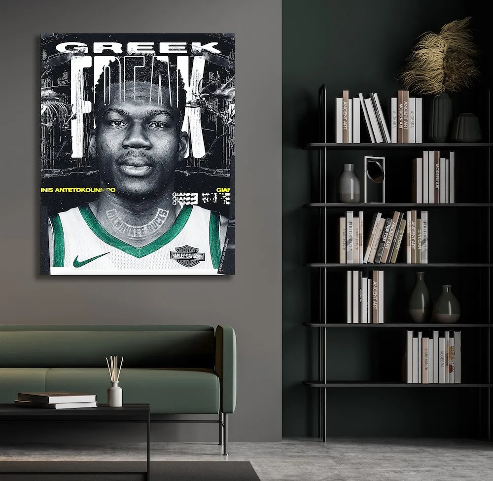 Πίνακας σε καμβά Greek Freak KNV1557 40cm x 40cm