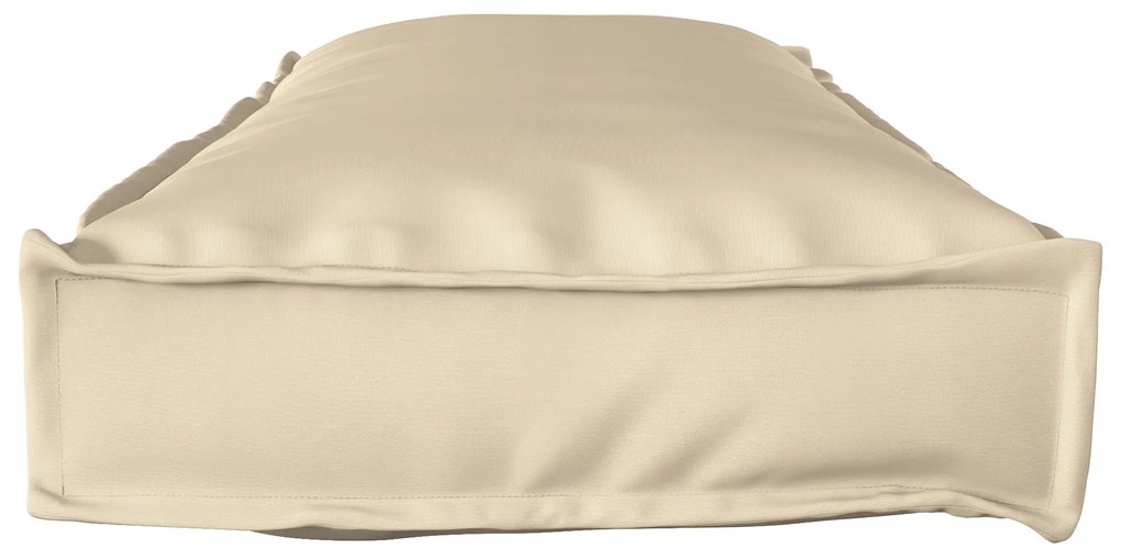 vidaXL Μαξιλάρι Πλατφόρμας για Πάγκο Μπεζ 120x40x8 cm Υφασμα Oxford
