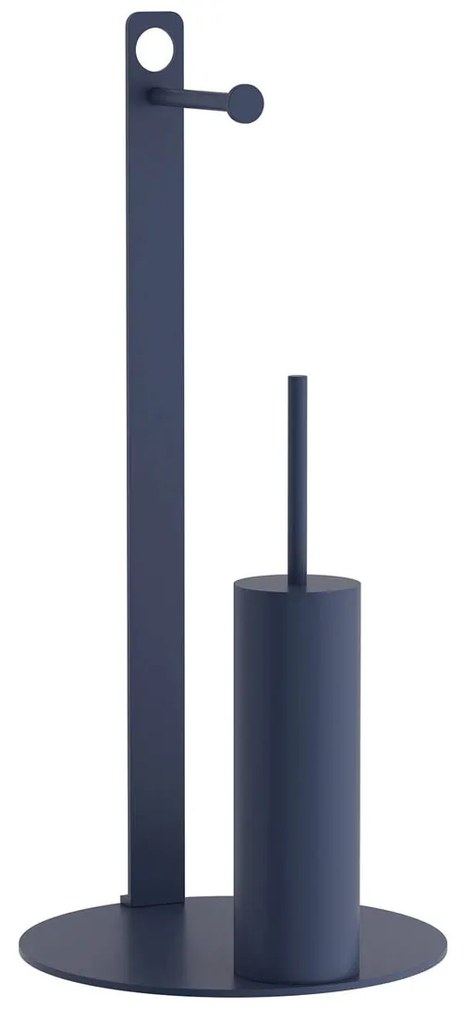 Σταντ Για Χαρτί Υγείας + Πιγκάλ (Φ28x60) Pam &amp; Co 4-400-203 Matt Navy Blue