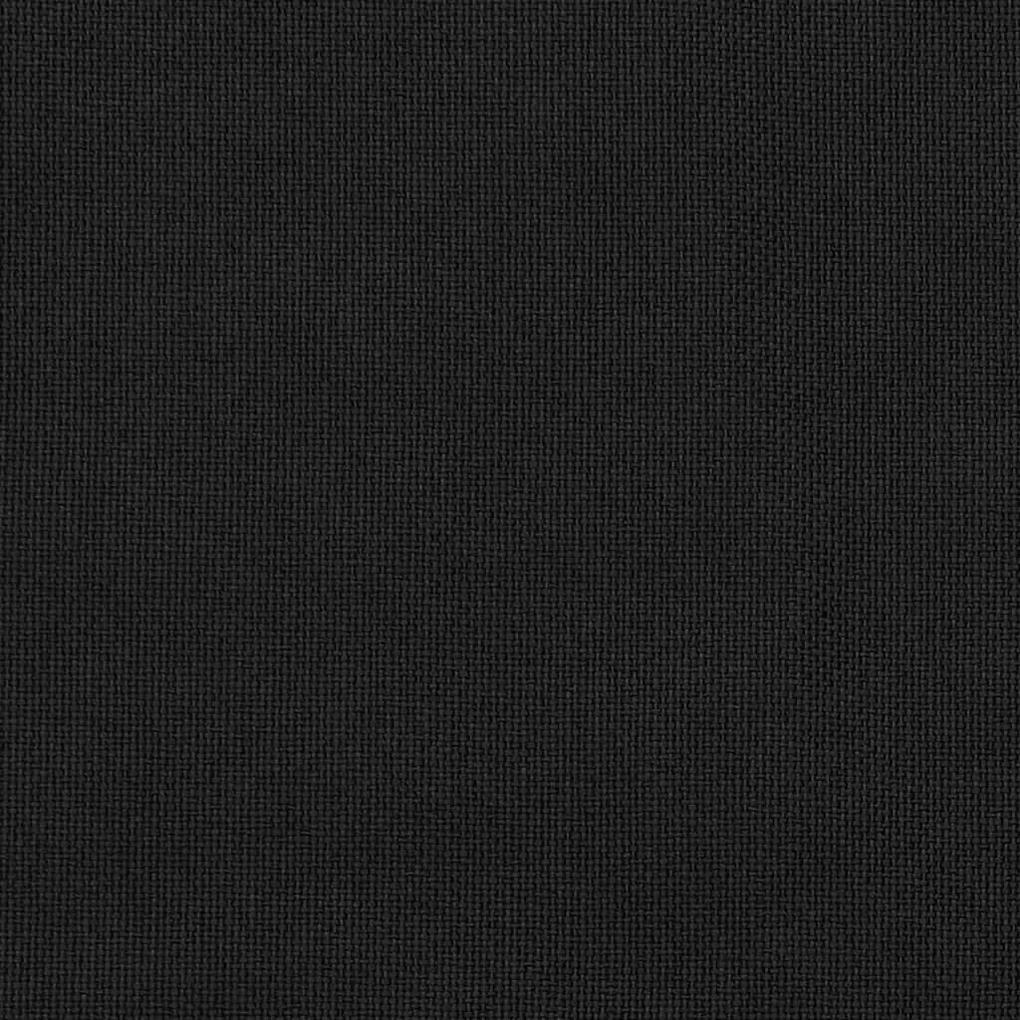 Κουρτίνες Συσκότ. με Γάντζους/'Οψη Λινού 2 τεμ Μαύρο 140x225 εκ - Μαύρο