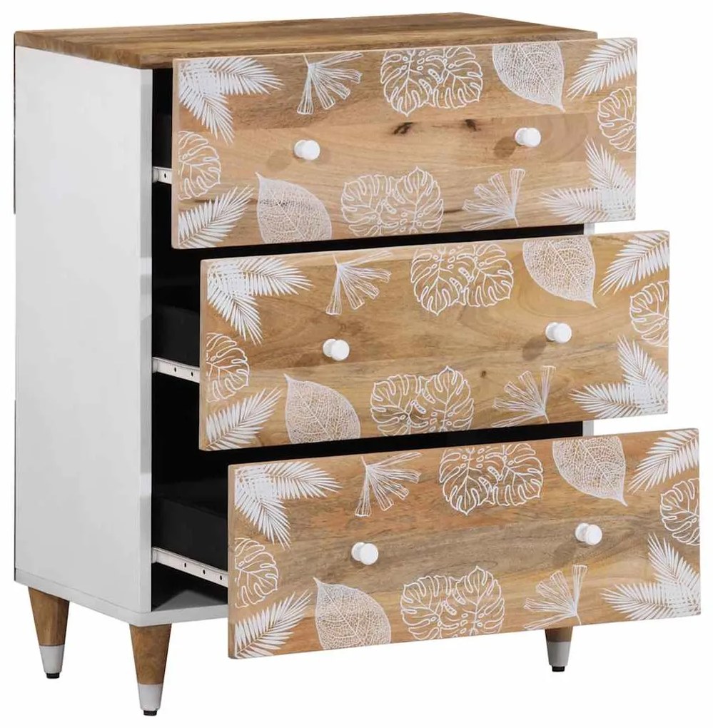 vidaXL Sideboards 2 τεμάχια 60x33,5x75 cm μασίφ ξύλο Mango