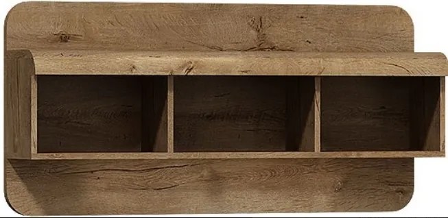Lh-homefurniture Ραφιέρα  36134-LN-38 Καρυδιά 120X56X25cm 36134-LN-38