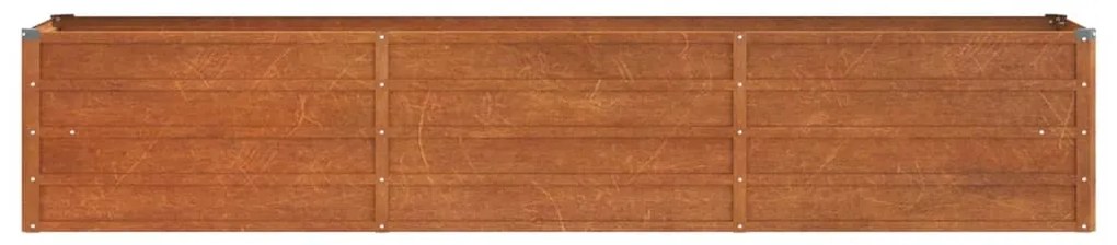 Ζαρντινιέρα Σκουριασμένο 240x40x45 εκ. Ατσάλι Σκληρυθέν Αέρα 151954