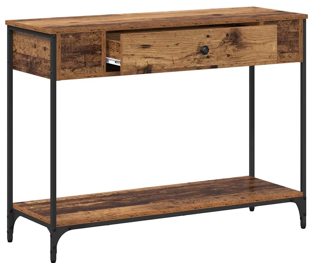 vidaXL Τραπέζι κονσόλας Other Παλαιό ξύλο 100 x 34.5 x 75 εκ.