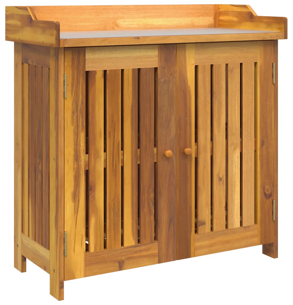 vidaXL Ντουλάπι Κήπου Καστανό 78 x 36.5 x 78cm Καμπούντα ξύλο ακακίας