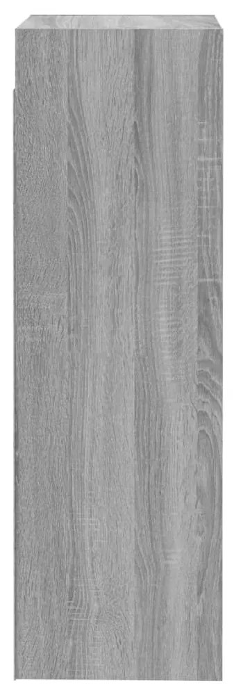 vidaXL Έπιπλα Τηλεόρασης 2 τεμ. Γκρι Sonoma30,5x30x90 εκ. Επεξ. Ξύλο