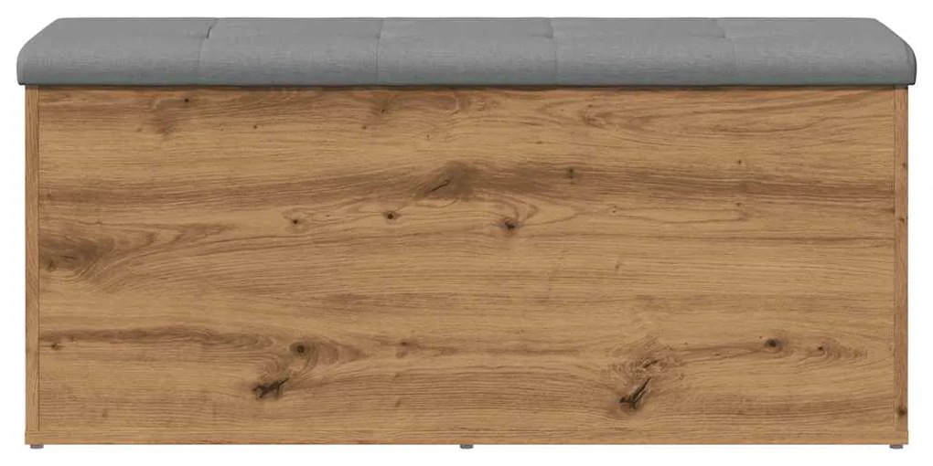 vidaXL Πάγκος αποθήκευσης  Artisan Oak 102x42x45 cm Κατασκευασμένο ξύλο