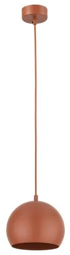 Κρεμαστό Φωτιστικό Οροφής 1xE27 Φ17cm Zoe TK Lighting -10174-Κόκκινο 10174