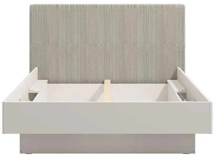 Ξύλινο Κρεβάτι Lucca 160 Cashmere - Μπέζ 160x200 εκ. 178x214x115 εκ.