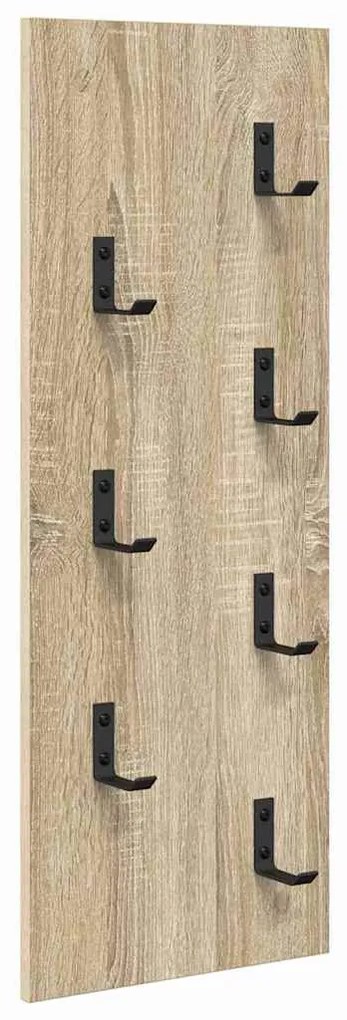 vidaXL Τοίχου Κρεμάστρα Επιτοίχιο Sonoma Δρυς 30 x 1.5 x 80 εκ.