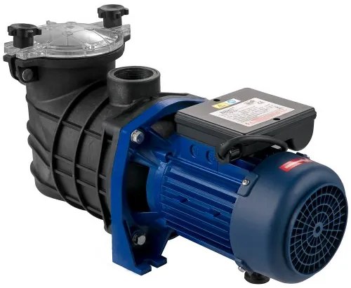 VEVOR 1 HP Pool Pump, 15000 L/h 750W Pool Pump In/Ground Swimming Pool Pump with Strainer Basket Pool Pump Motor for Clean Swimming Pool Water 1.97&quot; Inlet/Outlet pool filter pump with 2 Fitting Hoses