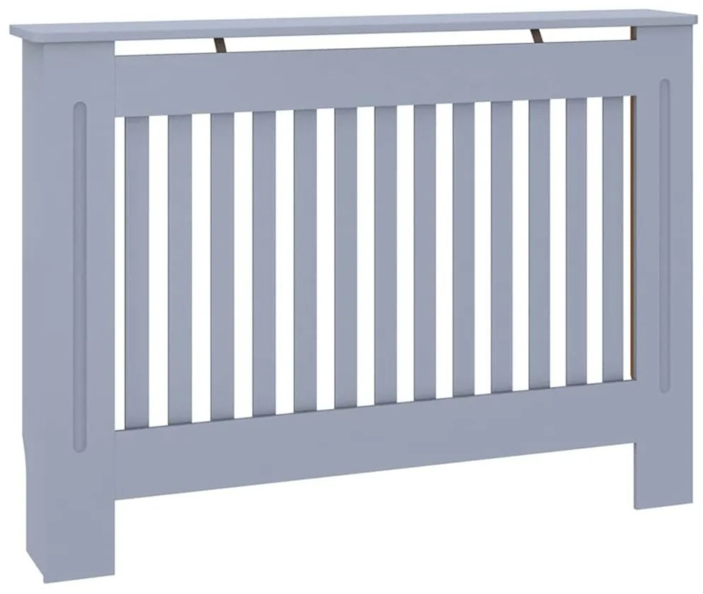 vidaXL Καπάκι Καλοριφέρ 2 pcs Γκρι 112 x 19 x 81.5 cm