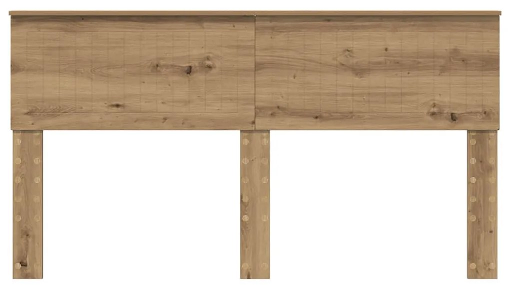 vidaXL Κεφαλάρι με κεφαλάρι Artisan Oak 160 cm Επεξεργασμένο ξύλο