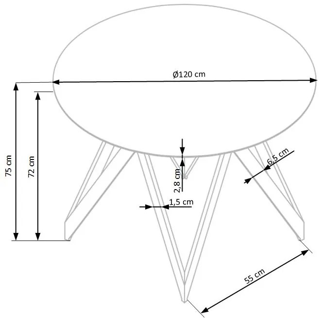 MOZAMBIK table DIOMMI V-CH-MOZAMBIK-ST