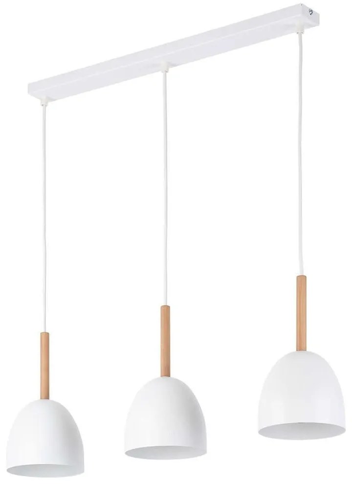 Φωτιστικό Οροφής Nord 4869 3xΕ27 15W 68x130cm White TK Lighting