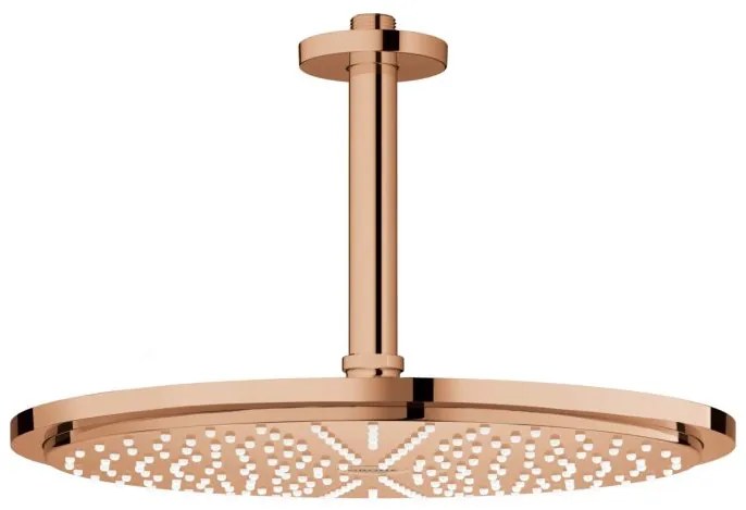 Κεφαλή ντουζ με βραχίονα οροφής Grohe Rainshower Essence New-Anthraki Mat