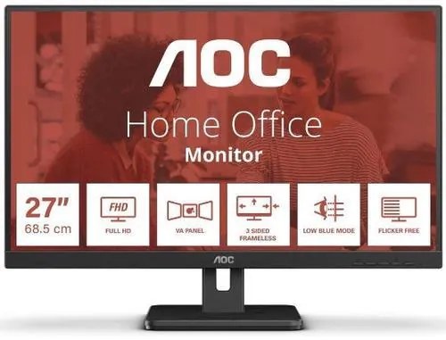 AOC 27E3UM VA Monitor 27" FHD 1920x1080 με Χρόνο Απόκρισης 4ms GTG, E