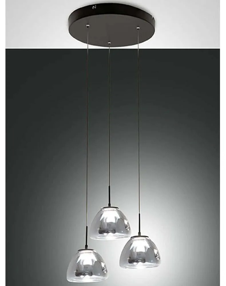 Φωτιστικό Οροφής Lucille 3764-47-126 Φ16x9,5cm Dim Led 2250lm 21W Grey Fabas Luce