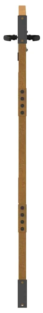 vidaXL Πόρτα Κήπου με Σχέδιο Δέντρου από Ατσάλι Corten 85x150 εκ.