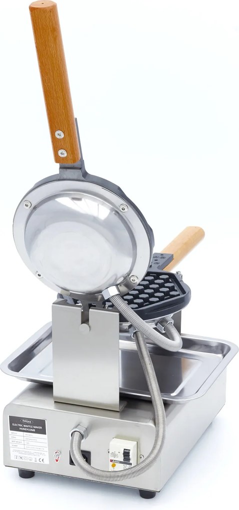 Waffle Maker - 1 Waffle - Round Honeycomb Pattern