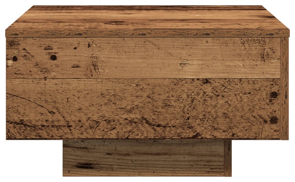vidaXL Τραπεζάκι Καφέ, Παλιό Ξύλο, 55x55x31 εκ, Κατασκευασμένο Ξύλο