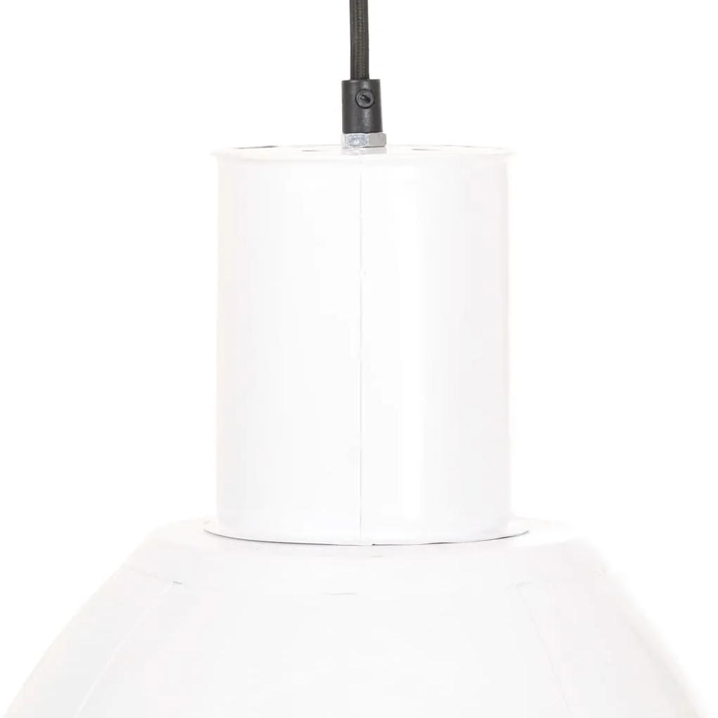 vidaXL Φωτιστικό Κρεμαστό Στρογγυλό 25 W Λευκό 28,5 εκ. Ε27
