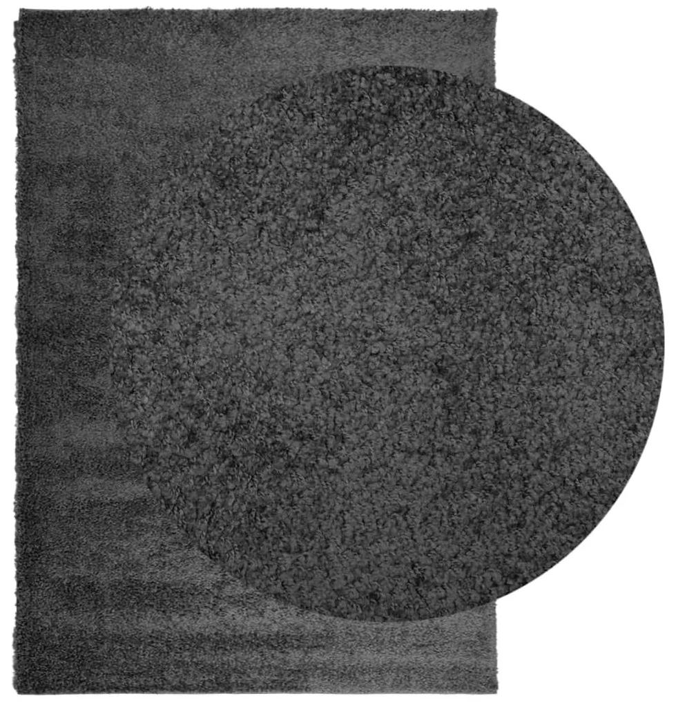 Χαλί Shaggy με Ψηλό Πέλος Μοντέρνο Ανθρακί 160 x 230 εκ. - Ανθρακί