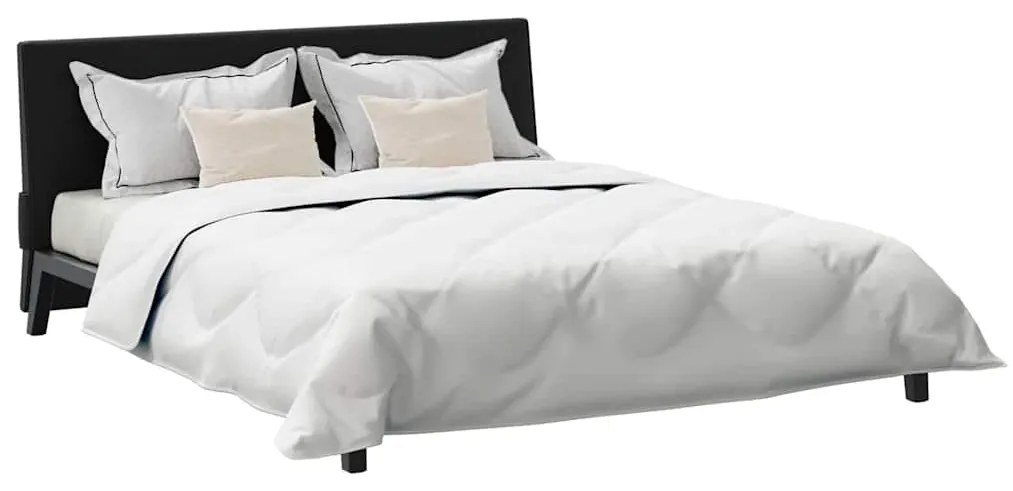 vidaXL Παπλωμα με Μαξιλάρια Argyle 3 pcs Λευκό 240 x 200 cm Μικροΐνες