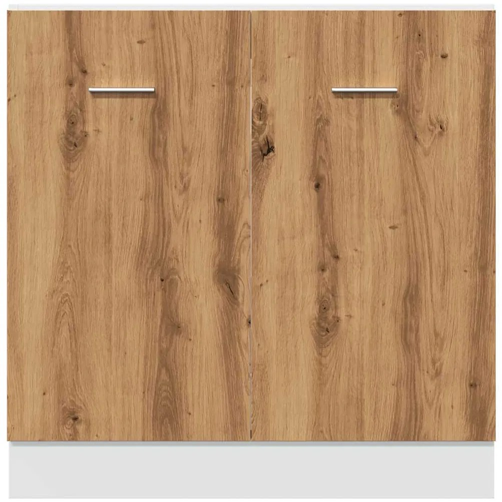 Κάτω ντουλάπι νεροχύτη Artisan Oak Κατασκευασμένο ξύλο - Καφέ