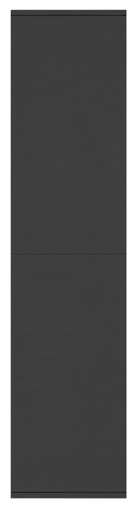 Ραφιέρα/Βιβλιοθήκη Μαύρη 66 x 30 x 130 εκ. από Μοριοσανίδα - Μαύρο
