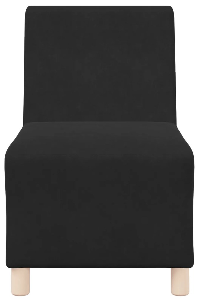 vidaXL Καναπέδες 2 pcs Μαύρο 55 x 74 x 82 εκ. Βελούδο